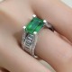 Ruif Jewelry Custom Design 18k White Gold Ring for Women 7.3ct Lab Grown Emerald And DEF VVS Lab Grown Diamond Jewelry Ruif Jewelry Custom Design 18k White Gold Ring for Women 7.3ct Lab Grown Emerald And DEF VVS Lab Grown Diamond Jewelry