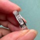 Ruif Jewelry Customized 14k white gold 0.3ct X 12pcs Each Lab Grown Diamond Eternity Rings Engagement Wedding Band Rings for Women Fine Jewelry