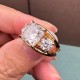 Ruif Jewelry Customized 18k Yellow Gold 4.5ct Lab Grown Diamond Pendant for Women Party Gift