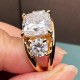 Ruif Jewelry Customized 18k Yellow Gold 4.5ct Lab Grown Diamond Pendant for Women Party Gift Ruif Jewelry Customized 18k Yellow Gold 4.5ct Lab Grown Diamond Pendant for Women Party Gift