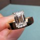 Ruif Jewelry Custom Design 18k Yellow Gold Ring for Women 3ct Lab Grown Diamond Jewelry