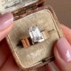 Ruif Jewelry Custom Design 18k Yellow Gold Ring for Women 3ct Lab Grown Diamond Jewelry