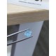 Ruif Jewelry 2.8ct Blue Color Asscher Cut Lab Grown Diamond CVD Loose Diamond for Diy Jewelry Making Ruif Jewelry 2.8ct Blue Color Asscher Cut Lab Grown Diamond CVD Loose Diamond for Diy Jewelry Making