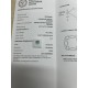 Ruif Jewelry 1.65ct Blue-Green Color Cushion Cut Lab Grown Diamond CVD VS2 EX EX N Loose Diamond for Diy Jewelry Making