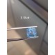 Ruif Jewelry 3.3ct Blue Color Asscher Cut Lab Grown Diamond CVD Loose Diamond for Diy Jewelry Making Ruif Jewelry 3.3ct Blue Color Asscher Cut Lab Grown Diamond CVD Loose Diamond for Diy Jewelry Making