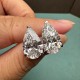 Ruif Jewelry Customized 18k White Gold 5ctx2pcs Lab Grown Diamond Earrings Pear Shape Classic Engagement Band Jewelry Ruif Jewelry Customized 18k White Gold 5ctx2pcs Lab Grown Diamond Earrings Pear Shape Classic Engagement Band Jewelry