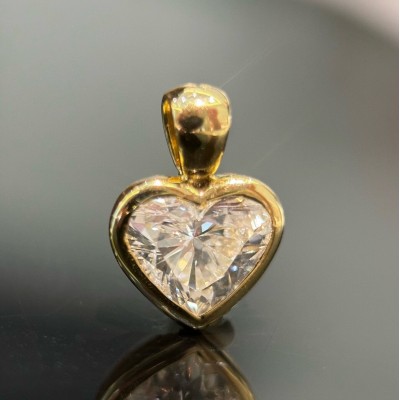 Ruif Jewelry 2.01ct Lab Grown Diamond Pendant 18k Yellow/White Gold Pendant(not include chain) Jewelry for Party Gift