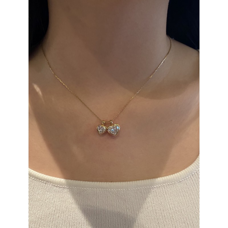 Ruif Jewelry 2.01ct Lab Grown Diamond Pendant 18k Yellow/White Gold Pendant(not include chain) Jewelry for Party Gift