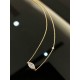 Ruif Jewelry Classic Design 18K Yellow/White Gold 2.02ct Lab Diamond Necklace Jewelry for Party Wedding Gift