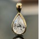 Ruif Jewelry 2.02ct Lab Grown Diamond Pendant 18k Yellow/White Gold Pendant(not include chain) Jewelry for Party Gift