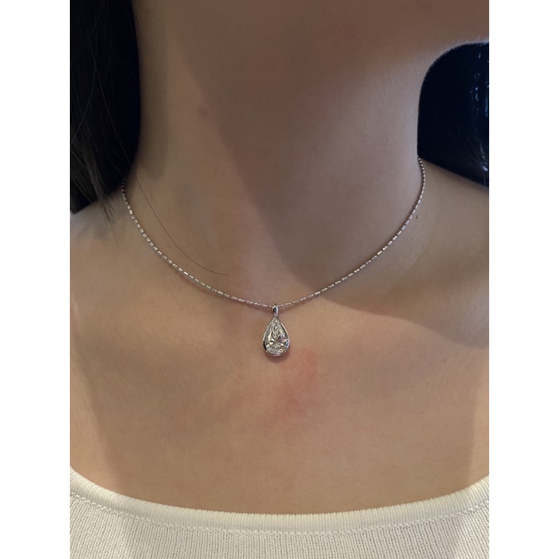 Ruif Jewelry 2.02ct Lab Grown Diamond Pendant 18k Yellow/White Gold Pendant(not include chain) Jewelry for Party Gift