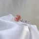 Ruif Jewelry Customized 18k White Gold 0.59ct fancy pink Lab Grown Diamond Eternity Rings Engagement Wedding Band Rings for Women Fine Jewelry Ruif Jewelry Customized 18k White Gold 0.59ct fancy pink Lab Grown Diamond Eternity Rings Engagement Wedding Band Rings for Women Fine Jewelry