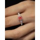 Ruif Jewelry Customized 18k White Gold 0.59ct fancy pink Lab Grown Diamond Eternity Rings Engagement Wedding Band Rings for Women Fine Jewelry Ruif Jewelry Customized 18k White Gold 0.59ct fancy pink Lab Grown Diamond Eternity Rings Engagement Wedding Band Rings for Women Fine Jewelry
