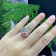 Ruif Jewelry Customized 18k White Gold 0.83ct fancy pink Lab Grown Diamond Eternity Rings Engagement Wedding Band Rings for Women Fine Jewelry Ruif Jewelry Customized 18k White Gold 0.83ct fancy pink Lab Grown Diamond Eternity Rings Engagement Wedding Band Rings for Women Fine Jewelry