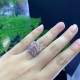 Ruif Jewelry Customized 18k White Gold 1.03ct fancy pink Lab Grown Diamond Eternity Rings Engagement Wedding Band Rings for Women Fine Jewelry Ruif Jewelry Customized 18k White Gold 1.03ct fancy pink Lab Grown Diamond Eternity Rings Engagement Wedding Band Rings for Women Fine Jewelry