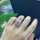 Ruif Jewelry Customized 18k White Gold 1.015ct fancy pink Lab Grown Diamond Eternity Rings Engagement Wedding Band Rings for Women Fine Jewelry Ruif Jewelry Customized 18k White Gold 1.015ct fancy pink Lab Grown Diamond Eternity Rings Engagement Wedding Band Rings for Women Fine Jewelry
