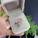 Ruif Jewelry Customized 18k White Gold 0.56ct fancy pink Lab Grown Diamond Eternity Rings Engagement Wedding Band Rings for Women Fine Jewelry Ruif Jewelry Customized 18k White Gold 0.56ct fancy pink Lab Grown Diamond Eternity Rings Engagement Wedding Band Rings for Women Fine Jewelry