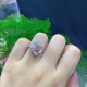 Ruif Jewelry Customized 18k White Gold 0.53ct fancy pink Lab Grown Diamond Eternity Rings Engagement Wedding Band Rings for Women Fine Jewelry Ruif Jewelry Customized 18k White Gold 0.53ct fancy pink Lab Grown Diamond Eternity Rings Engagement Wedding Band Rings for Women Fine Jewelry