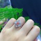 Ruif Jewelry Customized 18k White Gold 0.53ct fancy pink Lab Grown Diamond Eternity Rings Engagement Wedding Band Rings for Women Fine Jewelry Ruif Jewelry Customized 18k White Gold 0.53ct fancy pink Lab Grown Diamond Eternity Rings Engagement Wedding Band Rings for Women Fine Jewelry