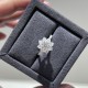 Ruif Jewelry Customized 18K White Gold 1.0ct Lab Grown Diamond Ring Classic Sun flower Engagement Band Jewelry for Women Ruif Jewelry Customized 18K White Gold 1.0ct Lab Grown Diamond Ring Classic Sun flower Engagement Band Jewelry for Women