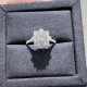 Ruif Jewelry Customized 18K White Gold 1.0ct Lab Grown Diamond Ring Classic Sun flower Engagement Band Jewelry for Women Ruif Jewelry Customized 18K White Gold 1.0ct Lab Grown Diamond Ring Classic Sun flower Engagement Band Jewelry for Women