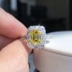Ruif Jewelry Customized 18k White Gold 1.48ct fancy yellow Lab Grown Diamond Eternity Rings Engagement Wedding Band Rings for Women Fine Jewelry Ruif Jewelry Customized 18k White Gold 1.48ct fancy yellow Lab Grown Diamond Eternity Rings Engagement Wedding Band Rings for Women Fine Jewelry
