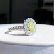 Ruif Jewelry Customized 18k White Gold 1.22ct fancy yellow Lab Grown Diamond Eternity Rings Engagement Wedding Band Rings for Women Fine Jewelry Ruif Jewelry Customized 18k White Gold 1.22ct fancy yellow Lab Grown Diamond Eternity Rings Engagement Wedding Band Rings for Women Fine Jewelry