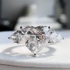 Ruif Jewelry Customized 18K White Gold Heart Shape 5.22ct Lab Grown Diamond Ring Classic Engagement Band Jewelry for Women Ruif Jewelry Customized 18K White Gold Heart Shape 5.22ct Lab Grown Diamond Ring Classic Engagement Band Jewelry for Women