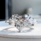 Ruif Jewelry Customized 18K White Gold Heart Shape 5.22ct Lab Grown Diamond Ring Classic Engagement Band Jewelry for Women Ruif Jewelry Customized 18K White Gold Heart Shape 5.22ct Lab Grown Diamond Ring Classic Engagement Band Jewelry for Women