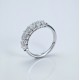 Ruif Jewelry Customized 18k White Gold Emerald Cut 0.3ctx7pcs Each Lab Grown Diamond Eternity Rings Engagement Wedding Band Rings Ruif Jewelry Customized 18k White Gold Emerald Cut 0.3ctx7pcs Each Lab Grown Diamond Eternity Rings Engagement Wedding Band Rings