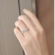 Ruif Jewelry Customized 18k White Gold Emerald Cut 0.3ctx7pcs Each Lab Grown Diamond Eternity Rings Engagement Wedding Band Rings Ruif Jewelry Customized 18k White Gold Emerald Cut 0.3ctx7pcs Each Lab Grown Diamond Eternity Rings Engagement Wedding Band Rings
