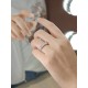 Ruif Jewelry Customized 18k White Gold Emerald Cut 0.3ctx7pcs Each Lab Grown Diamond Eternity Rings Engagement Wedding Band Rings Ruif Jewelry Customized 18k White Gold Emerald Cut 0.3ctx7pcs Each Lab Grown Diamond Eternity Rings Engagement Wedding Band Rings