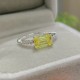 Ruif Jewelry Customized 18k White Gold 1.79ct fancy yellow Lab Grown Diamond Eternity Rings Engagement Wedding Band Rings Ruif Jewelry Customized 18k White Gold 1.79ct fancy yellow Lab Grown Diamond Eternity Rings Engagement Wedding Band Rings