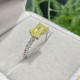 Ruif Jewelry Customized 18k White Gold 1.79ct fancy yellow Lab Grown Diamond Eternity Rings Engagement Wedding Band Rings Ruif Jewelry Customized 18k White Gold 1.79ct fancy yellow Lab Grown Diamond Eternity Rings Engagement Wedding Band Rings