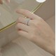 Ruif Jewelry Customized 18k White Gold Oval Shape 0.3ct Each Lab Grown Diamond Eternity Rings Engagement Wedding Band Rings Ruif Jewelry Customized 18k White Gold Oval Shape 0.3ct Each Lab Grown Diamond Eternity Rings Engagement Wedding Band Rings