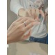Ruif Jewelry Customized 18k White Gold Oval Shape 0.3ct Each Lab Grown Diamond Eternity Rings Engagement Wedding Band Rings Ruif Jewelry Customized 18k White Gold Oval Shape 0.3ct Each Lab Grown Diamond Eternity Rings Engagement Wedding Band Rings