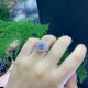 Ruif Jewelry Customized 18k White Gold 0.82ct fancy Blue Lab Grown Diamond Eternity Rings Engagement Wedding Band Rings Ruif Jewelry Customized 18k White Gold 0.82ct fancy Blue Lab Grown Diamond Eternity Rings Engagement Wedding Band Rings