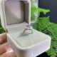 Ruif Jewelry Customized 18k White Gold 0.82ct fancy Blue Lab Grown Diamond Eternity Rings Engagement Wedding Band Rings Ruif Jewelry Customized 18k White Gold 0.82ct fancy Blue Lab Grown Diamond Eternity Rings Engagement Wedding Band Rings
