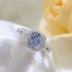 Ruif Jewelry Customized 18k White Gold 1.619ct fancy Blue Lab Grown Diamond Eternity Rings Engagement Wedding Band Rings Ruif Jewelry Customized 18k White Gold 1.619ct fancy Blue Lab Grown Diamond Eternity Rings Engagement Wedding Band Rings