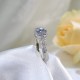 Ruif Jewelry Customized 18k White Gold 1.619ct fancy Blue Lab Grown Diamond Eternity Rings Engagement Wedding Band Rings Ruif Jewelry Customized 18k White Gold 1.619ct fancy Blue Lab Grown Diamond Eternity Rings Engagement Wedding Band Rings