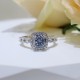 Ruif Jewelry Customized 18k White Gold 1.619ct fancy Blue Lab Grown Diamond Eternity Rings Engagement Wedding Band Rings Ruif Jewelry Customized 18k White Gold 1.619ct fancy Blue Lab Grown Diamond Eternity Rings Engagement Wedding Band Rings