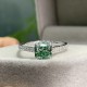Ruif Jewelry Customized 18k White Gold 1.026ct Green Lab Grown Diamond Eternity Rings Engagement Wedding Band Rings Ruif Jewelry Customized 18k White Gold 1.026ct Green Lab Grown Diamond Eternity Rings Engagement Wedding Band Rings