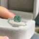Ruif Jewelry Customized 18k White Gold 1.026ct Green Lab Grown Diamond Eternity Rings Engagement Wedding Band Rings Ruif Jewelry Customized 18k White Gold 1.026ct Green Lab Grown Diamond Eternity Rings Engagement Wedding Band Rings