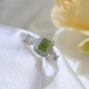 Ruif Jewelry Customized 18k White Gold 0.74ct Green Lab Grown Diamond Eternity Rings Engagement Wedding Band Rings Ruif Jewelry Customized 18k White Gold 0.74ct Green Lab Grown Diamond Eternity Rings Engagement Wedding Band Rings
