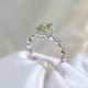 Ruif Jewelry Customized 18k White Gold 0.74ct Green Lab Grown Diamond Eternity Rings Engagement Wedding Band Rings Ruif Jewelry Customized 18k White Gold 0.74ct Green Lab Grown Diamond Eternity Rings Engagement Wedding Band Rings