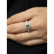 Ruif Jewelry Customized 18k White Gold 0.74ct Green Lab Grown Diamond Eternity Rings Engagement Wedding Band Rings Ruif Jewelry Customized 18k White Gold 0.74ct Green Lab Grown Diamond Eternity Rings Engagement Wedding Band Rings