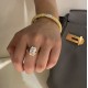 Ruif Jewelry 5.05ct Lab Grown Diamond Ring 18k Yellow Gold Ring Jewelry for Party Gift Ruif Jewelry 5.05ct Lab Grown Diamond Ring 18k Yellow Gold Ring Jewelry for Party Gift