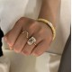 Ruif Jewelry 5.05ct Lab Grown Diamond Ring 18k Yellow Gold Ring Jewelry for Party Gift Ruif Jewelry 5.05ct Lab Grown Diamond Ring 18k Yellow Gold Ring Jewelry for Party Gift