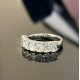Ruif Jewelry 0.3ctx7pcs Lab Grown Diamond Ring 18k Yellow/White Gold Ring Jewelry for Party Gift Ruif Jewelry 0.3ctx7pcs Lab Grown Diamond Ring 18k Yellow/White Gold Ring Jewelry for Party Gift