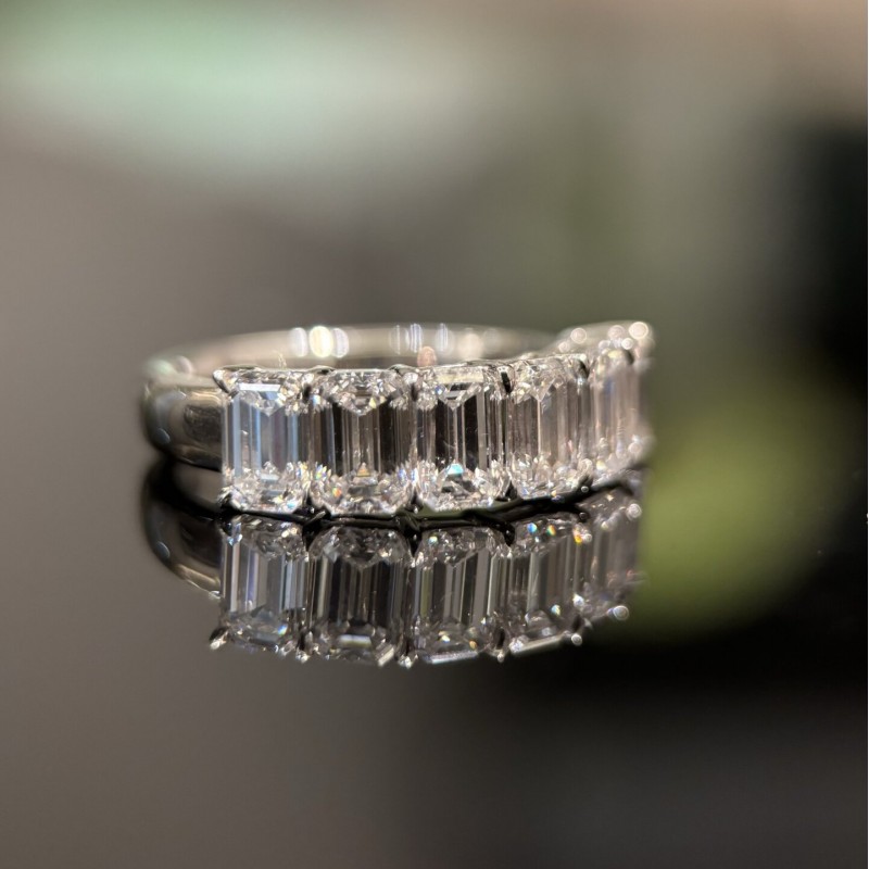 Ruif Jewelry 0.5ctx6pcs Lab Grown Diamond Ring 18k Yellow/White Gold Ring Jewelry for Party Gift Ruif Jewelry 0.5ctx6pcs Lab Grown Diamond Ring 18k Yellow/White Gold Ring Jewelry for Party Gift